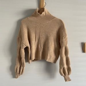 Oak + Ford brand new turtle neck cropped sweater